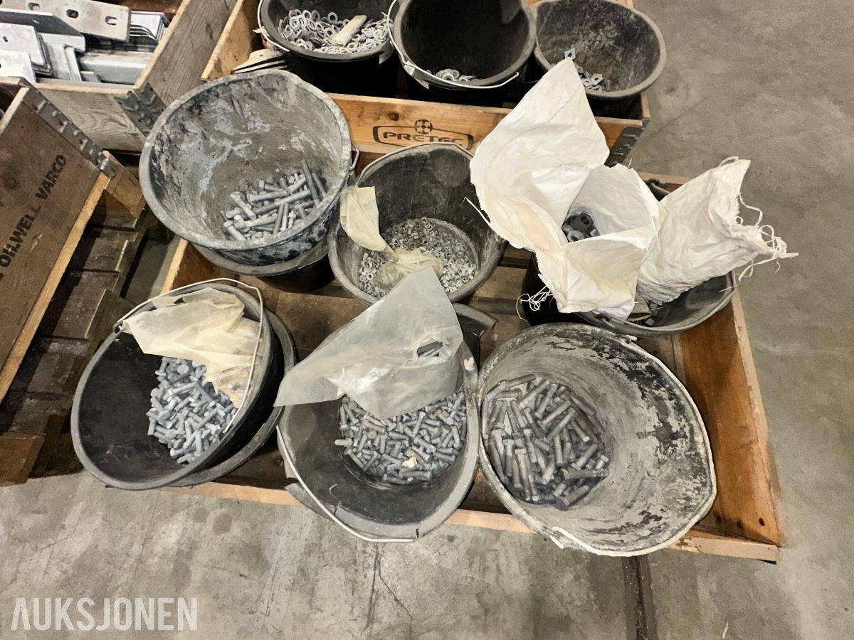 Autovern / stålrekkverk – komplett med festemateriell