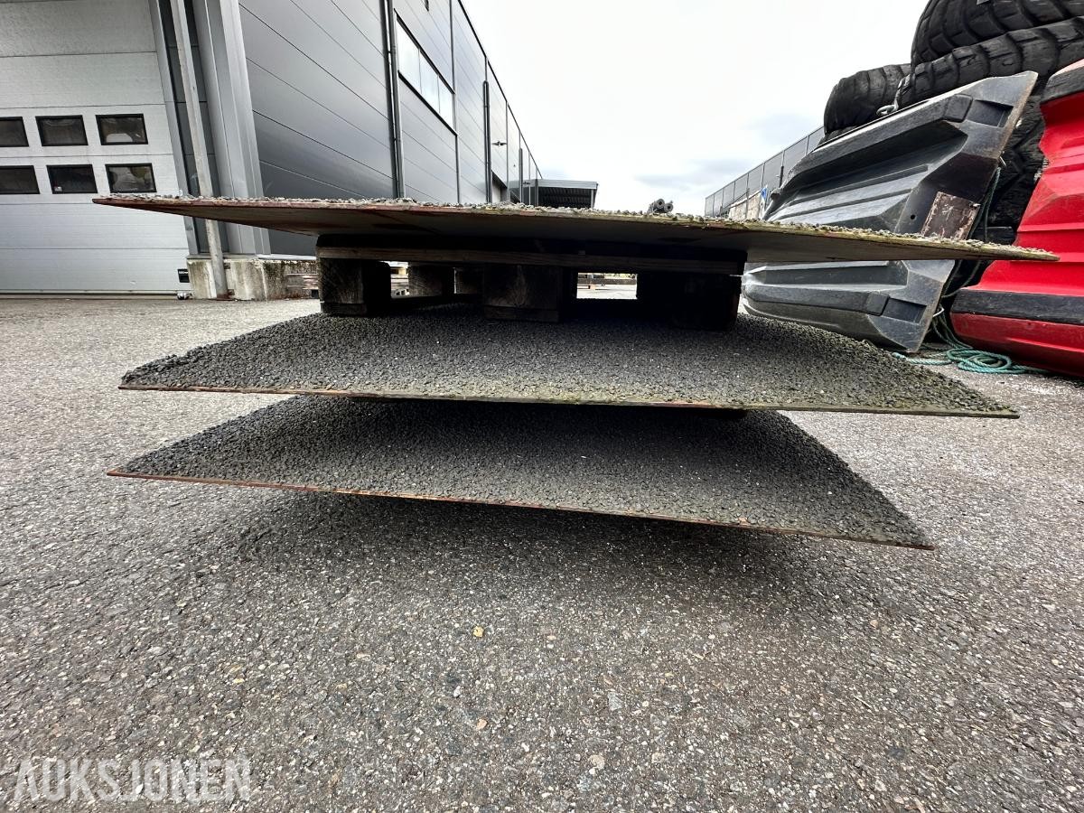 3 stk stålplater 5 mm med SafeGrip sklisikring (200x100 cm)