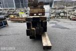 Diverse impregnerte bjelker/treklosser 5"x9" i varierende lengder