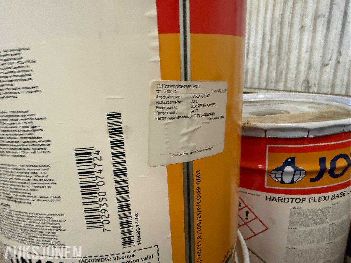 Pall med Jotun industrimaling – epoxy / topcoat / primer