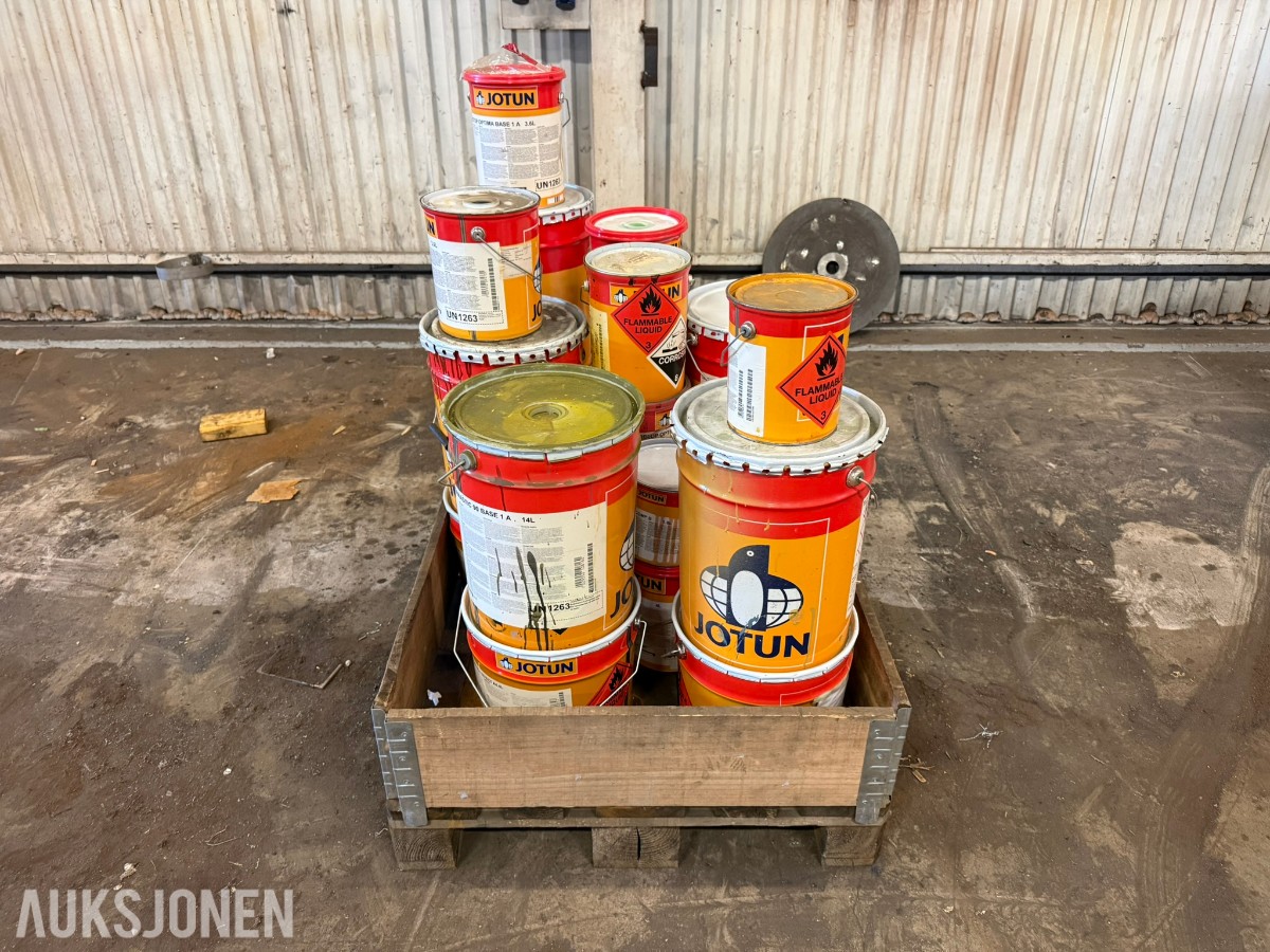 Pall med Jotun industrimaling – epoxy / topcoat / primer