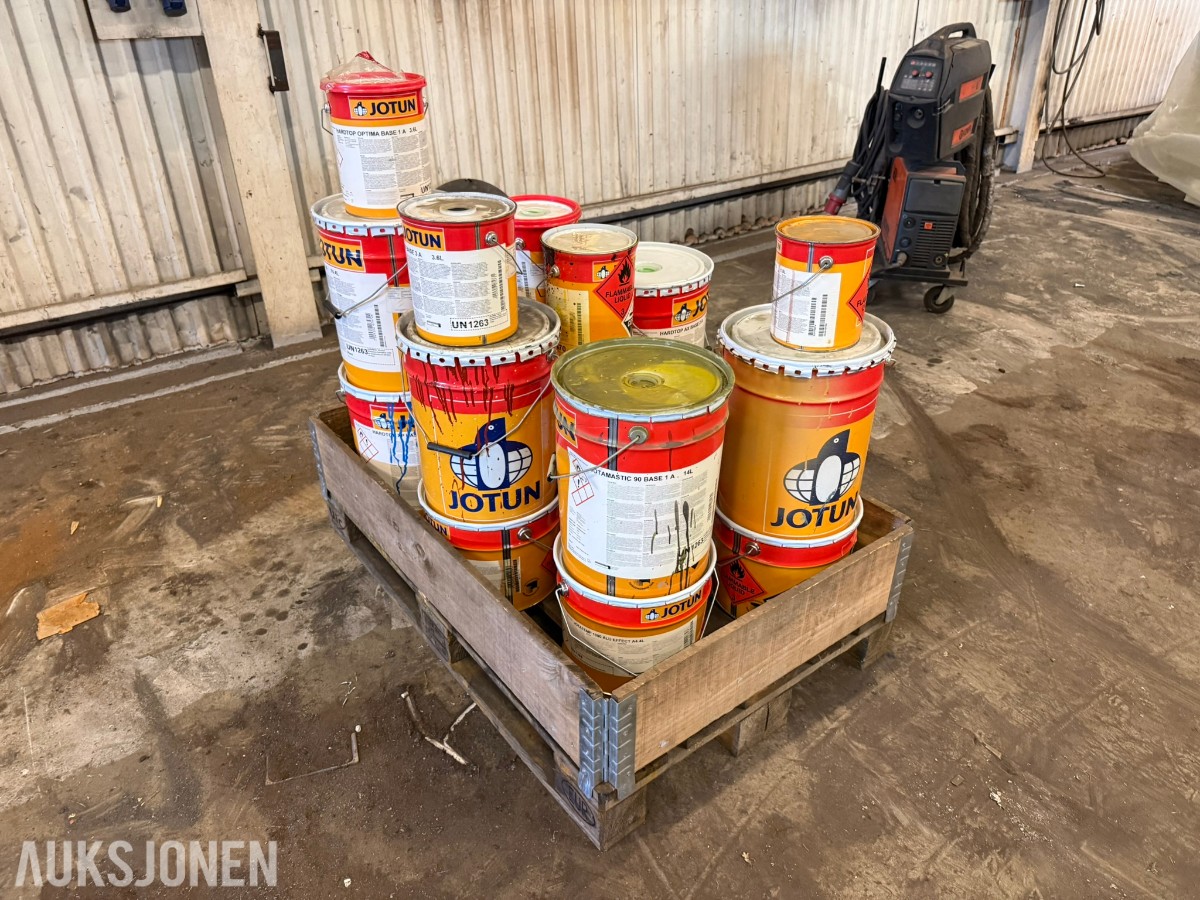Pall med Jotun industrimaling – epoxy / topcoat / primer