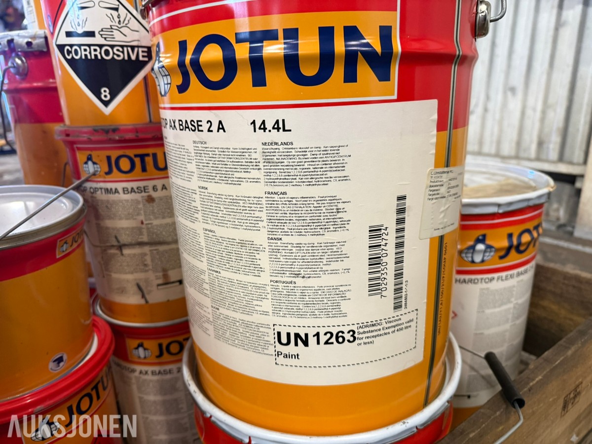 Pall med Jotun industrimaling – epoxy / topcoat / primer