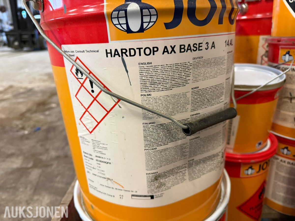 Pall med Jotun industrimaling – epoxy / topcoat / primer