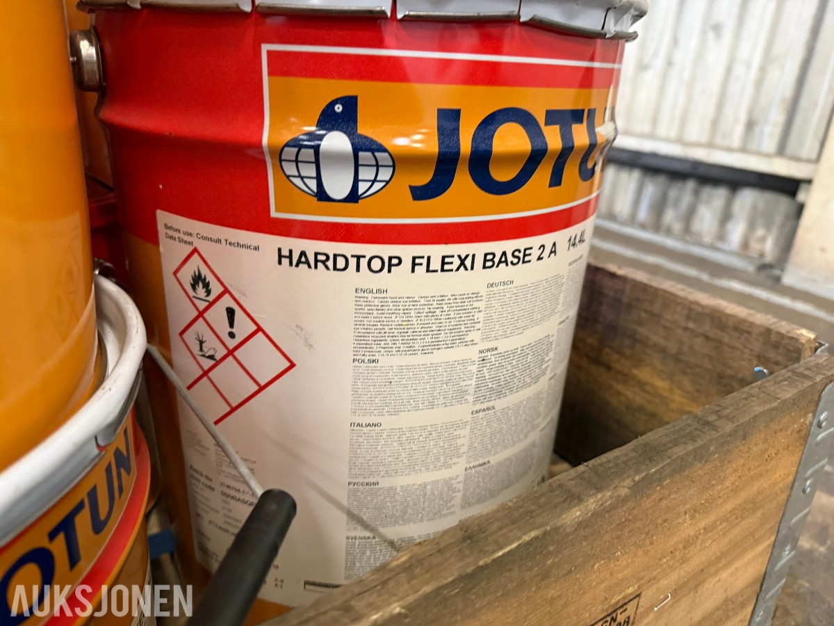 Pall med Jotun industrimaling – epoxy / topcoat / primer