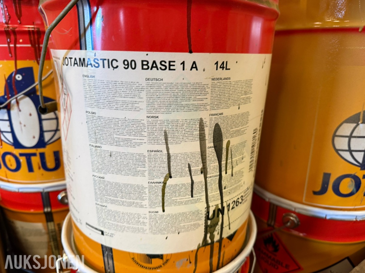Pall med Jotun industrimaling – epoxy / topcoat / primer