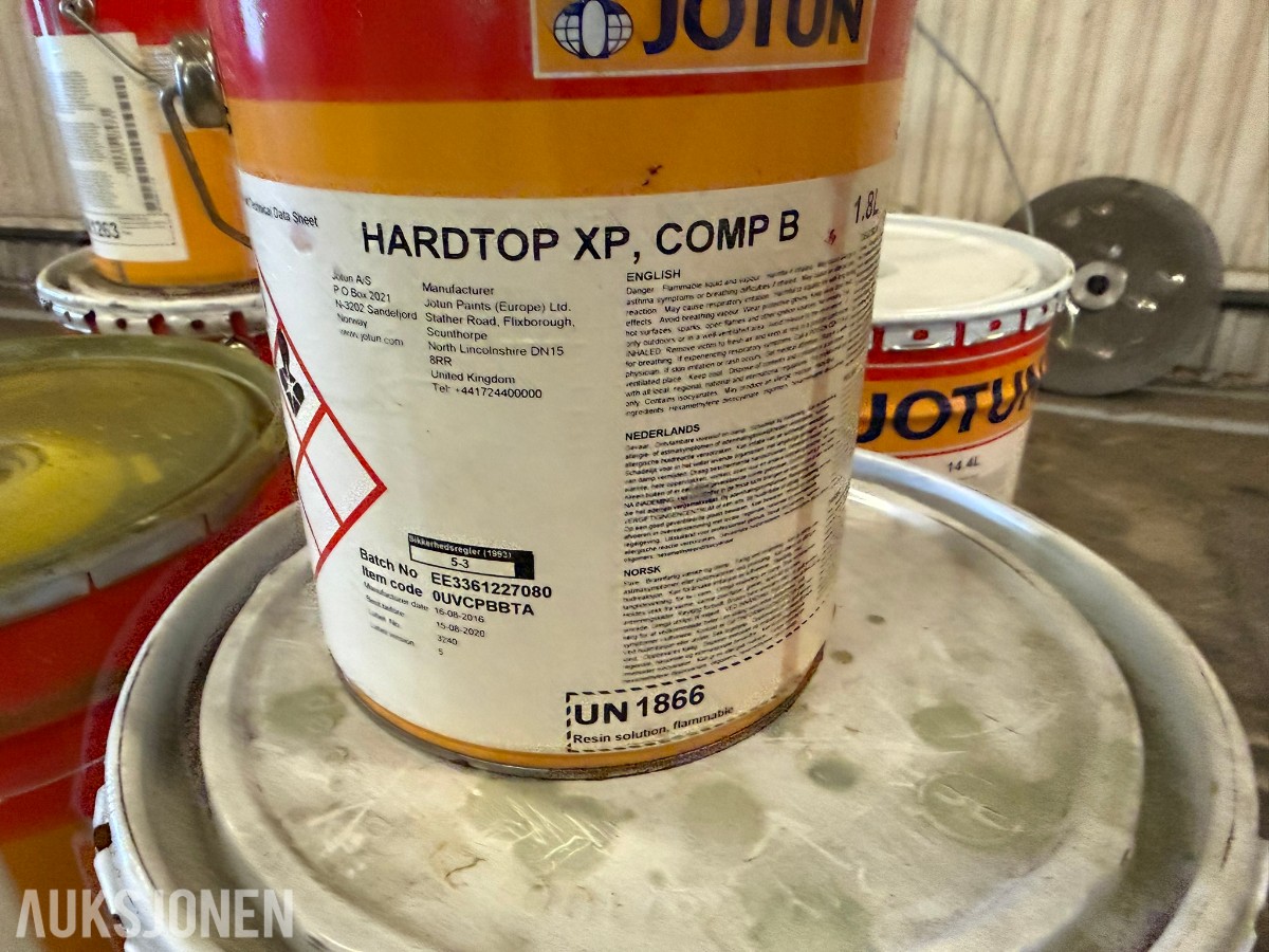 Pall med Jotun industrimaling – epoxy / topcoat / primer