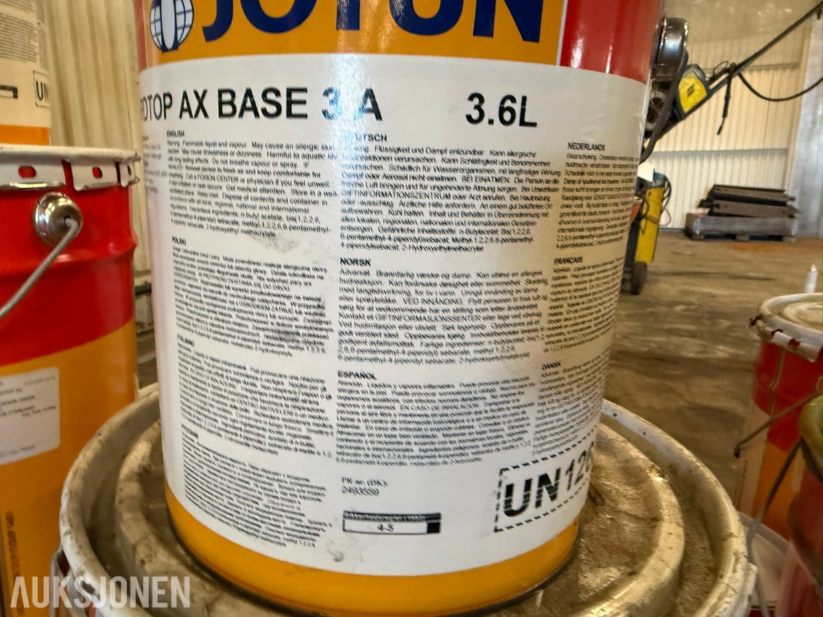 Pall med Jotun industrimaling – epoxy / topcoat / primer