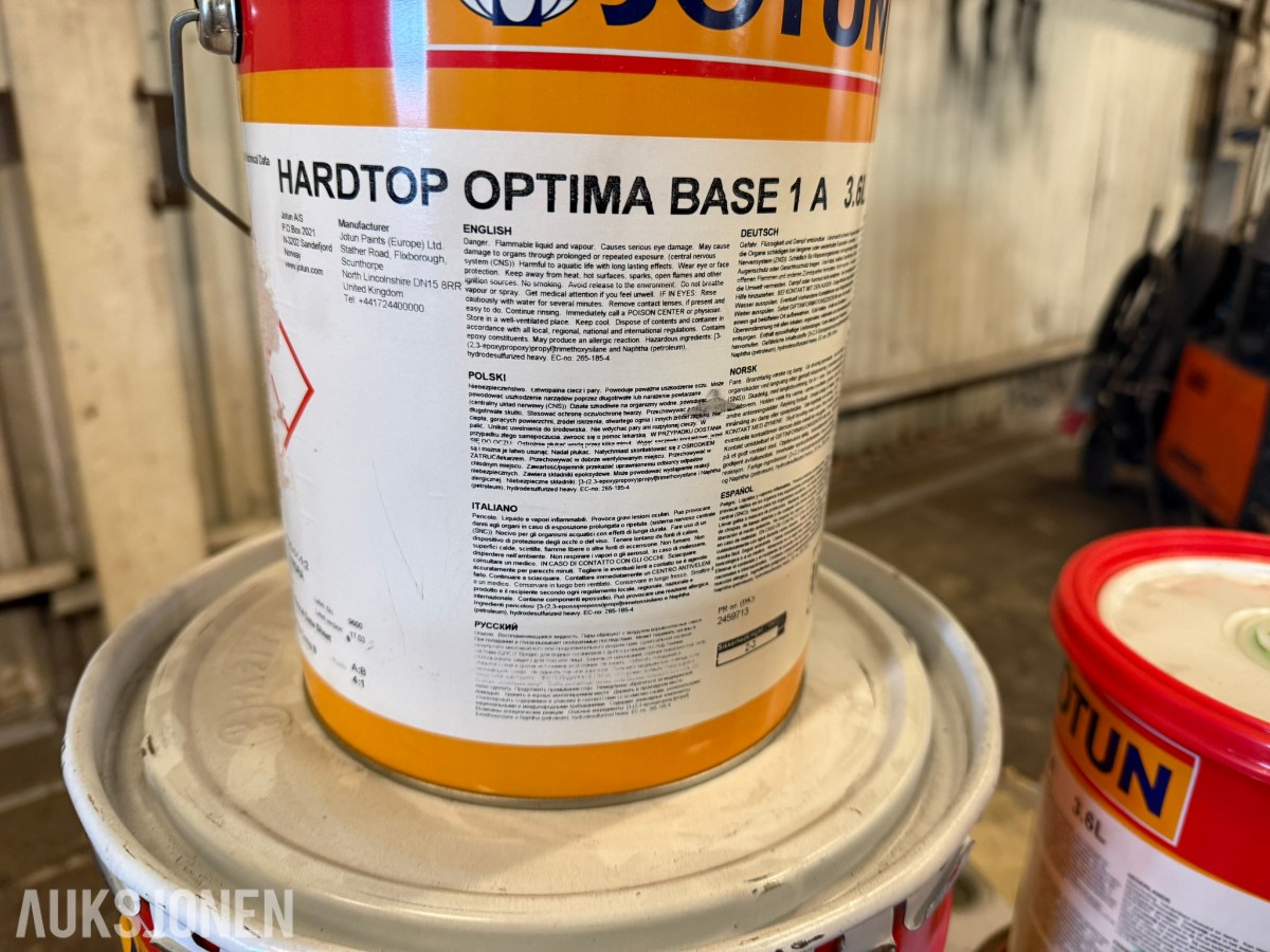 Pall med Jotun industrimaling – epoxy / topcoat / primer