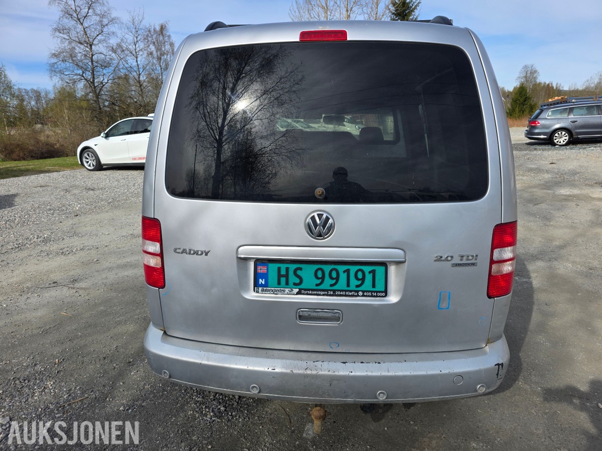 2011 Volkswagen Caddy 2.0-110 D 4MOTION rep-objekt/delebil