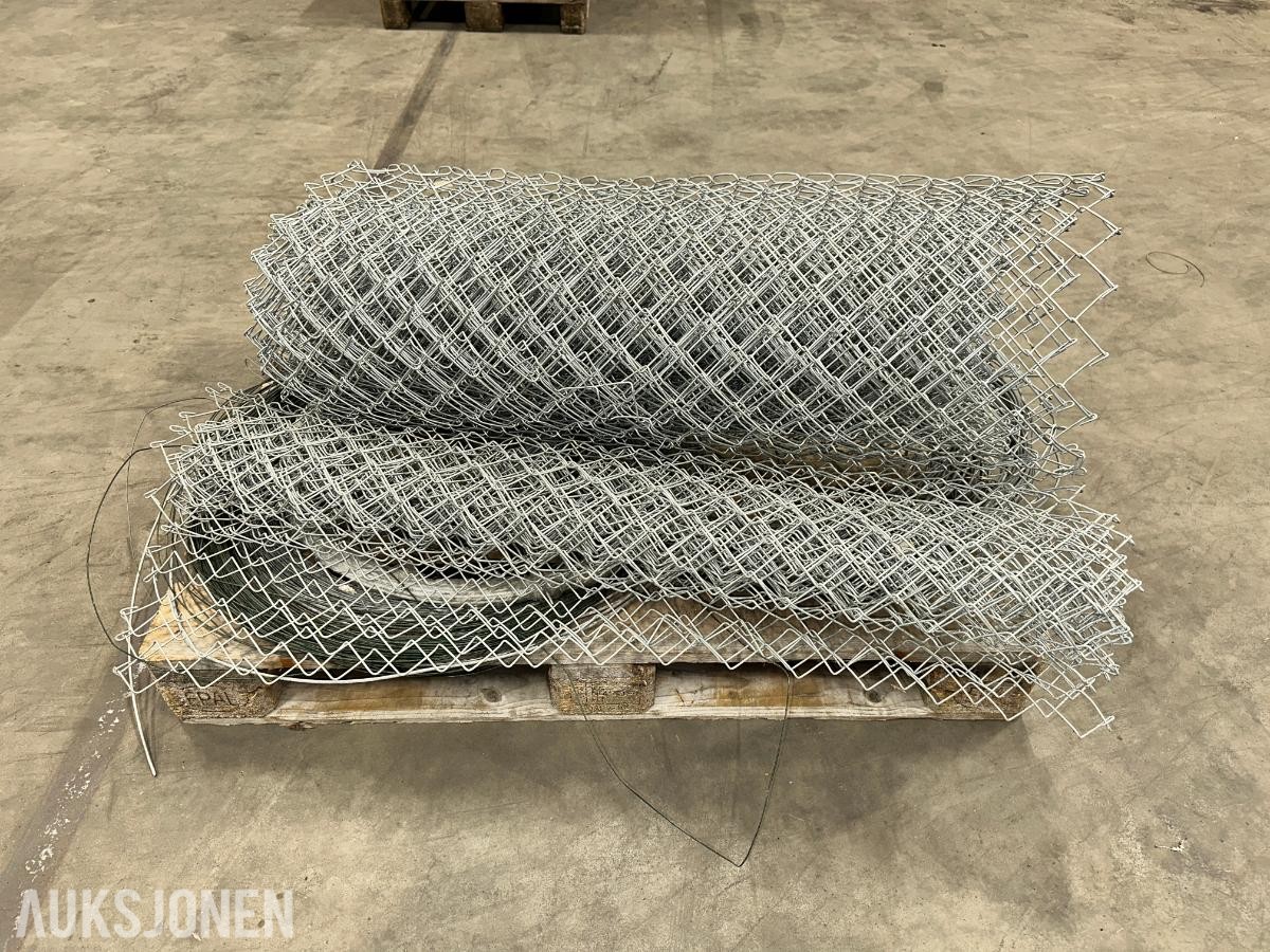 Flettverksgjerde – galvanisert – ca. 120 cm høyde