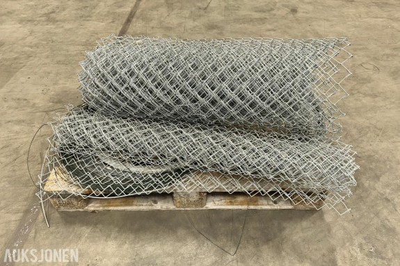 Flettverksgjerde – galvanisert – ca. 120 cm høyde