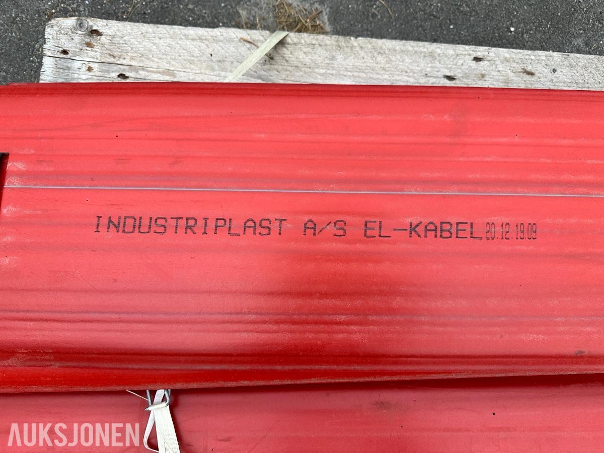 Kabelbeskyttelse / kabelplater – Industriplast – parti selges