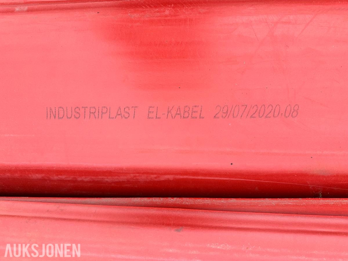 Kabelbeskyttelse / kabelplater – Industriplast – parti selges