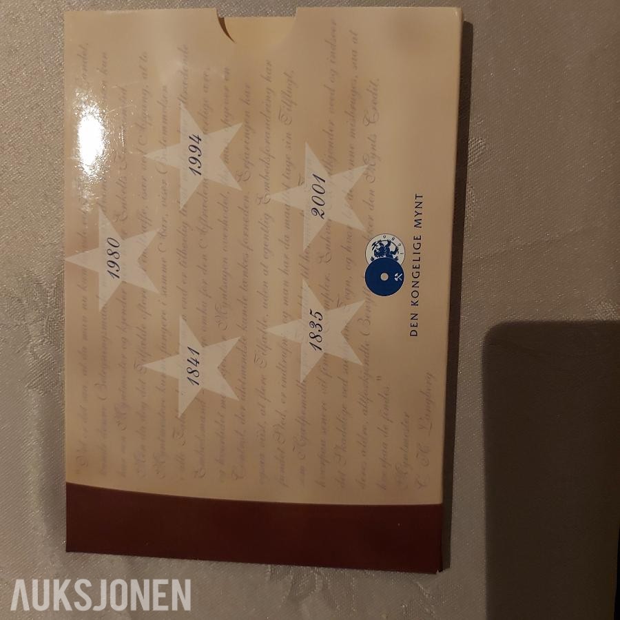 1980 Myntsett fra Den Kongelige Mynt 1980 og 2001