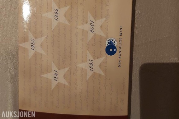 1980 Myntsett fra Den Kongelige Mynt 1980 og 2001
