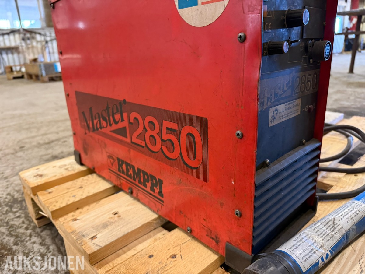 Kemppi MasterTig 2850 TIG Sveiseapparat – proff maskin for rustfritt/stål