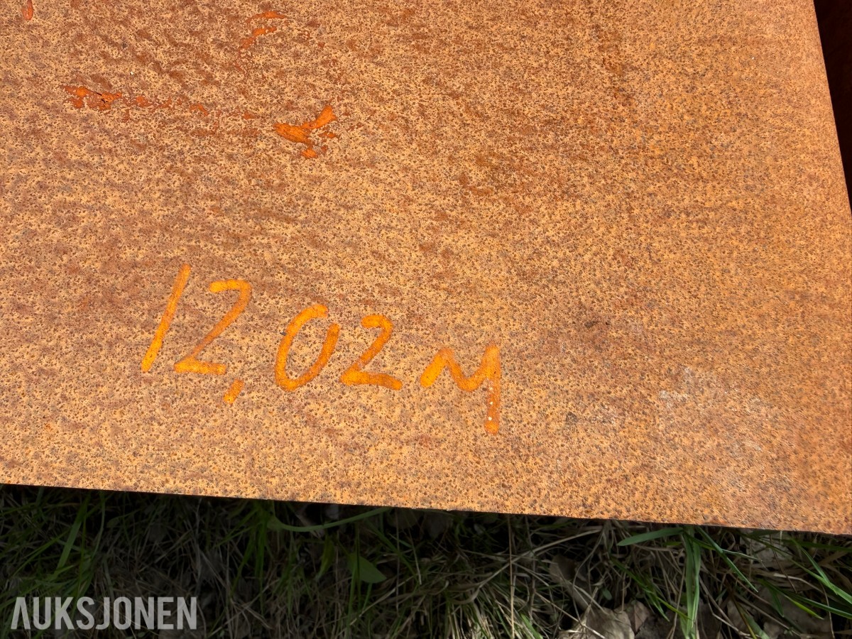 Stålreol med grove konstruksjonsprofiler – 12 m lengder / HYBOX 400x200x10 / S355