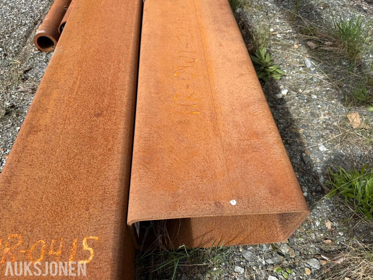 Stålreol med grove konstruksjonsprofiler – 12 m lengder / HYBOX 400x200x10 / S355