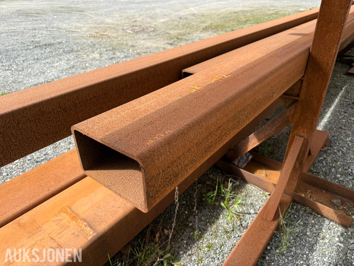 Stålreol med grove konstruksjonsprofiler – 12 m lengder / HYBOX 400x200x10 / S355