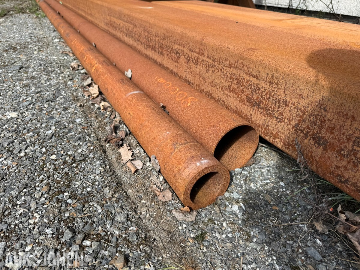 Stålreol med grove konstruksjonsprofiler – 12 m lengder / HYBOX 400x200x10 / S355