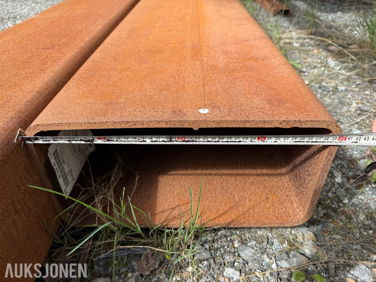 Stålreol med grove konstruksjonsprofiler – 12 m lengder / HYBOX 400x200x10 / S355