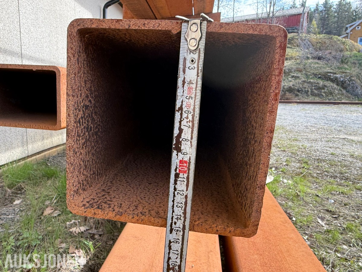 Stålreol med grove konstruksjonsprofiler – 12 m lengder / HYBOX 400x200x10 / S355