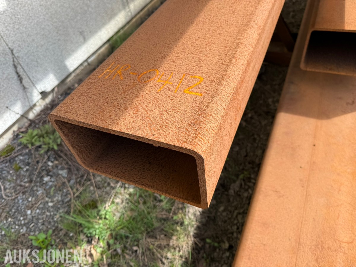 Stålreol med grove konstruksjonsprofiler – 12 m lengder / HYBOX 400x200x10 / S355