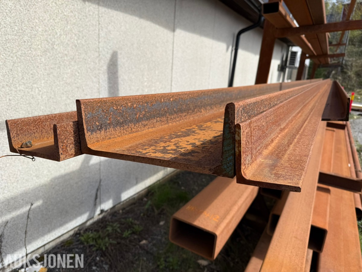 Stålreol med grove konstruksjonsprofiler – 12 m lengder / HYBOX 400x200x10 / S355
