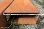 Stålreol med grove konstruksjonsprofiler – 12 m lengder / HYBOX 400x200x10 / S355
