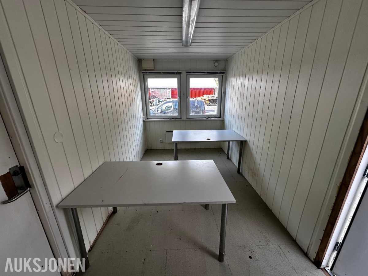 Modul Compagniet brakkerigg / mannskapsbrakke 2x6 m – reparasjonsobjekt