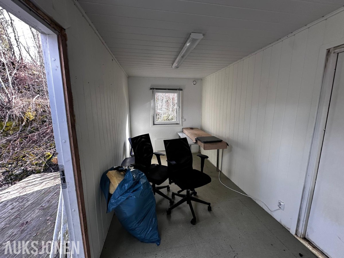 Modul Compagniet brakkerigg / mannskapsbrakke 2x6 m – reparasjonsobjekt