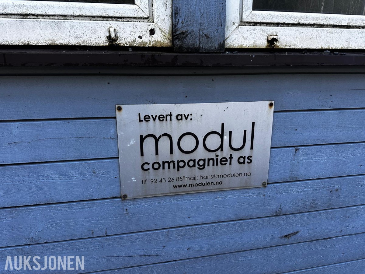 Modul Compagniet brakkerigg / mannskapsbrakke 2x6 m – reparasjonsobjekt