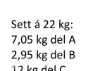 Epoxy 3-komponent 140 kg - Leveringsklar