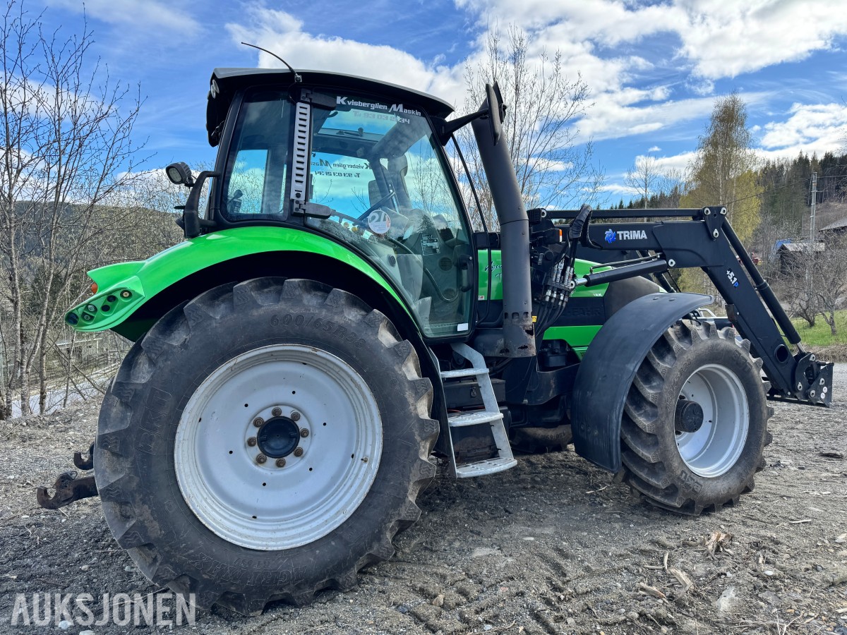 2012 Deutz Agrotron 620 TTV traktor med laster, brøyterigget