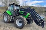 2012 Deutz Agrotron 620 TTV traktor med laster, brøyterigget