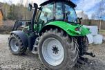 2012 Deutz Agrotron 620 TTV traktor med laster, brøyterigget