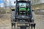 2012 Deutz Agrotron 620 TTV traktor med laster, brøyterigget