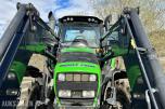 2012 Deutz Agrotron 620 TTV traktor med laster, brøyterigget