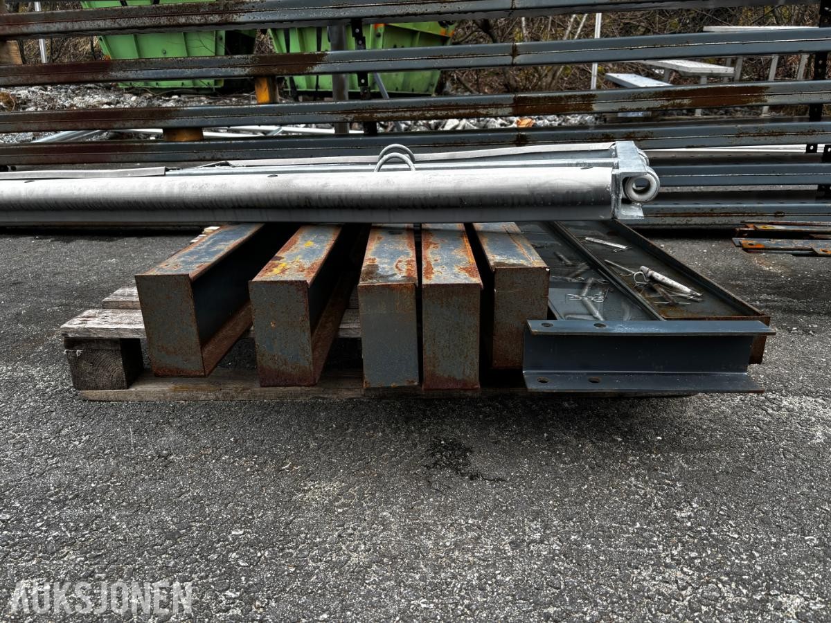 GRENREOL ENKELTSIDIG – 10 SØYLER – 7STK 120CM  ARMER - INDUSTRIREOL