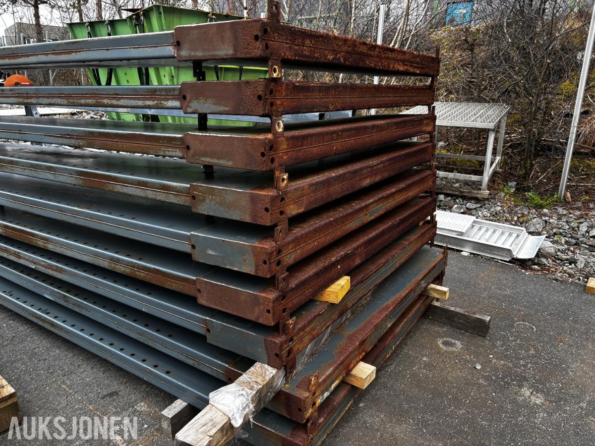 GRENREOL ENKELTSIDIG – 10 SØYLER – 7STK 120CM  ARMER - INDUSTRIREOL