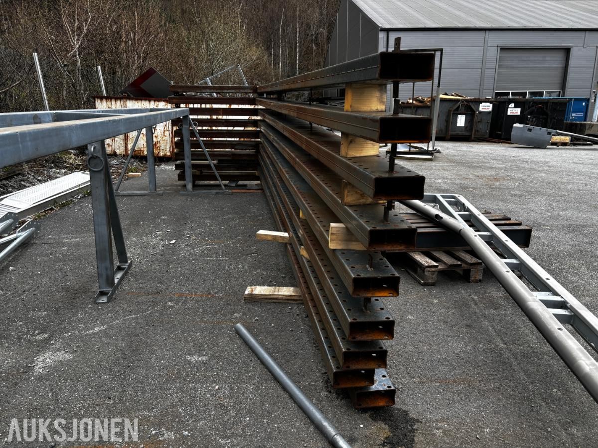 GRENREOL ENKELTSIDIG – 10 SØYLER – 7STK 120CM  ARMER - INDUSTRIREOL