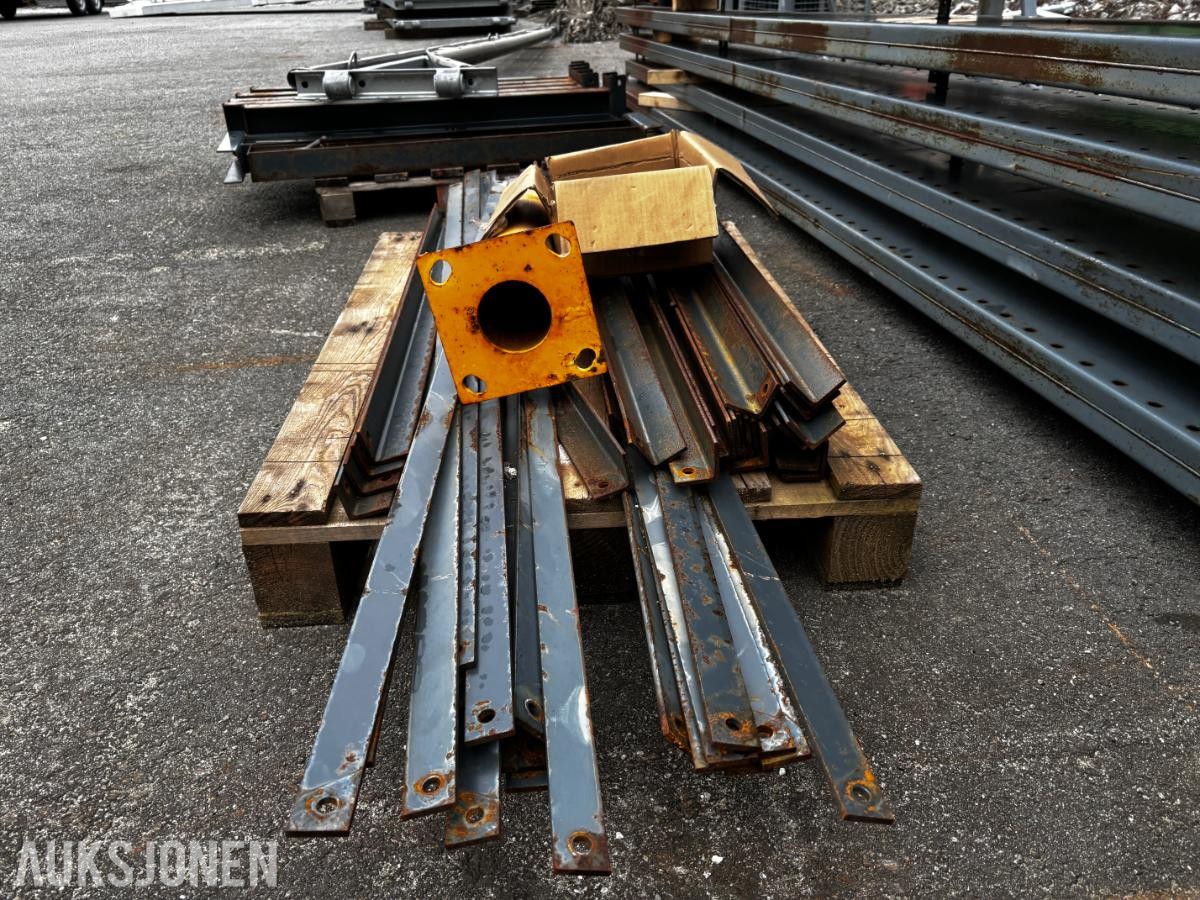 GRENREOL ENKELTSIDIG – 10 SØYLER – 7STK 120CM  ARMER - INDUSTRIREOL