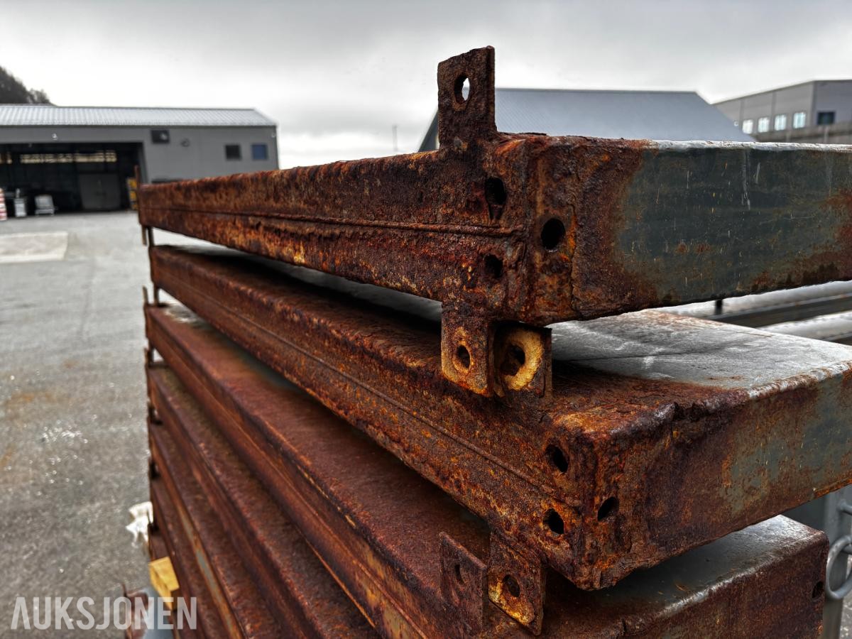 GRENREOL ENKELTSIDIG – 10 SØYLER – 7STK 120CM  ARMER - INDUSTRIREOL
