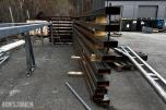 GRENREOL ENKELTSIDIG – 10 SØYLER – 7STK 120CM  ARMER - INDUSTRIREOL