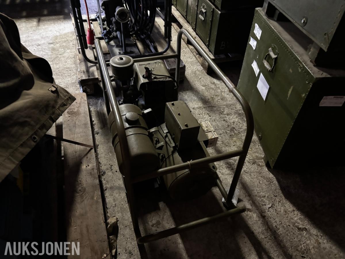 VILLIERS MARK 20HS BENSINDREVET AGGREGAT / GENERATOR – VETERAN – MILITÆR UTFØRELSE
