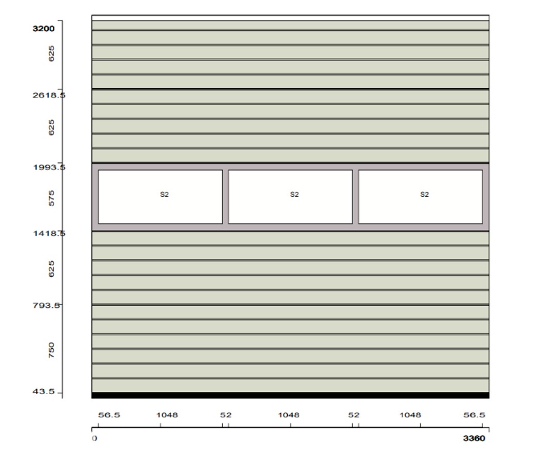 2 stk nye Hörmann industriporter (336 x 320 cm)