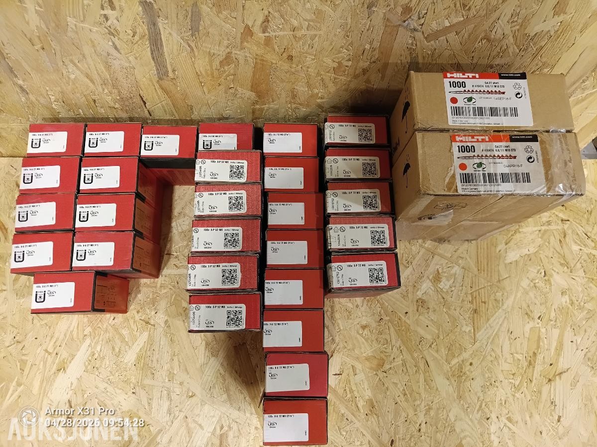 Hilti Boltepistol spiker + Drivpatroner