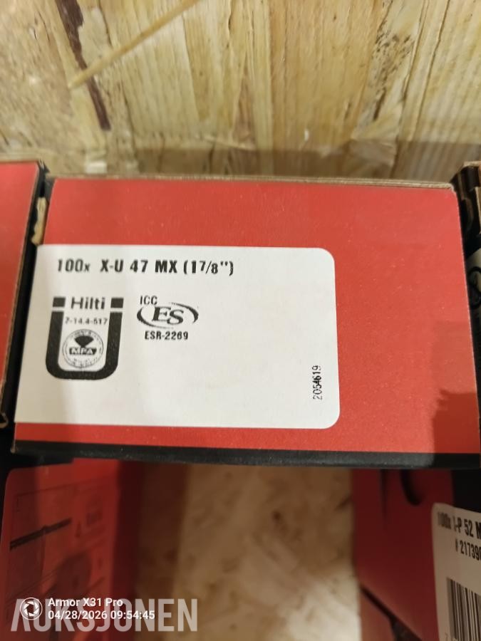 Hilti Boltepistol spiker + Drivpatroner