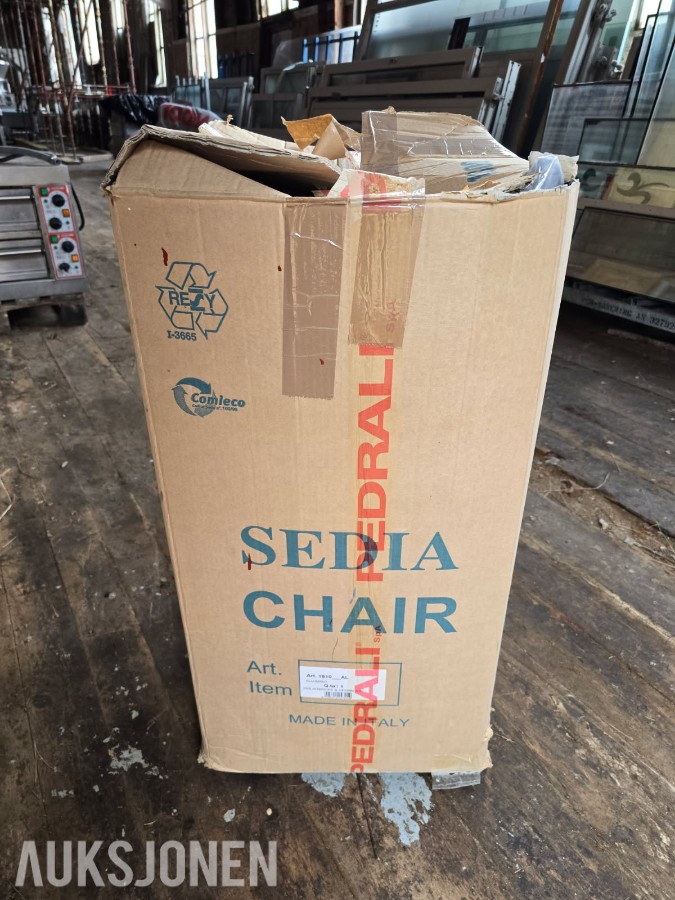 Sedia Chair - 10 stk Ubrukte barsoler - Italiensk fabrikat